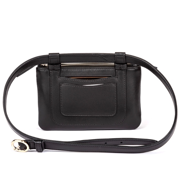 CHANEL Lambskin CC Mania Waist Belt Bag Black - Picture 2 of 8